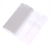 Bouteilles déodorant solides rechargeables ovales vides de bâton de déodorant emballage de conteneur de bâton de déodorant 15g