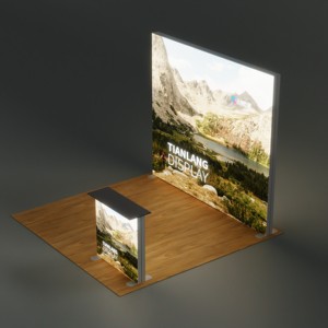 Stand de exposición LED SEG 3x3m Doble cara 200 W FCC 10 días - Product Image 2