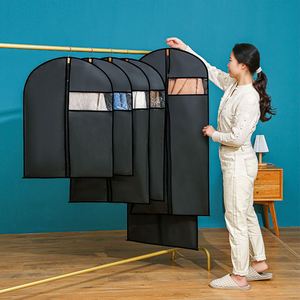 Housse de vêtement 60*100cm, housse anti-poussière pour vêtements en PEVA, housses de rangement transparentes pour vêtements, sac anti-poussière en plastique pour costumes - Product Image 1
