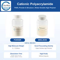 Floculant en poudre de polyacrylamide de poids moléculaire élevé CPAM à haute pureté et à dissolution facile