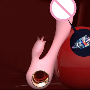 USB-Powered 10-Frequency Female Heating Dildo <b>Vibrator</b> Dual Motors for G-Spot & Clitoris Sex Products - Product Image 4