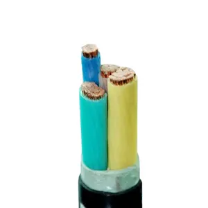 16mm2 Electric Cable 4コア4 × 6ミリメートル4 × 16ミリメートル4 × 25ミリメートルのpvcケーブルnyyケーブルpvc 0.6/1kv DIN Standard