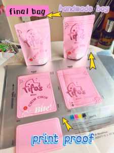 Sachet personnalisé pour assaisonnements, sel et sucre, finition mate, emballage étanche, sac en Mylar avec fenêtre pour sel de bain - Product Image 5