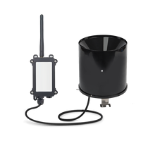 Capteur de pluie intelligent IOT/AIOT/4~20mA ABS RS485 SDI-12 Impulsion Polycarbonate Jauge de pluie à godet basculant Pluviomètre