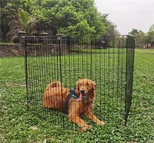 Kingtale Custom accessori per cani ottagonale pieghevole in metallo esercizio Pet Play Pen per cani - Product Image 6