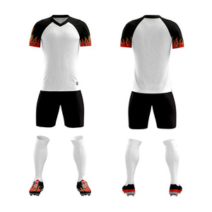 Maillots de football imprimés personnalisés à haute élasticité, respirants, à manches courtes, confortables pour l'été, adaptés aux longues séances d'exercice sportif - Product Image 5