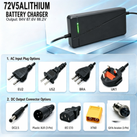 Pengisi Daya Baterai Li-ion Berkualitas Tinggi 72V5A Pengisi Daya Lithium 84V87.6V88.2V untuk Mobil Wisata Golf Cart Sepeda Motor Listrik