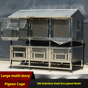 RVS grote duivenkooi buitenkooi voor kweek en vrijlating, meerdere maten - Product Image 3