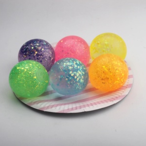 Pelota Antiestrés XTQ con Purpurina, Pelotas de Maltosa para Aliviar el Estrés, Juguete Sensorial, Pelota Gigante Inflable y Blanda para Apretar - Product Image 1