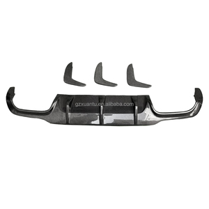 9 y0.2 auto Segmental FD stile segmentato paraurti anteriore Splitter per Porsche Cayenne Suv coupé diffusore labbro anteriore - Product Image 6