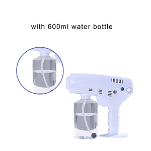 Atomizzatore portatile ricaricabile senza fili da 600 ml con luce blu, nebulizzatore regolabile, pistola spray nano disinfettante. - Product Image 2