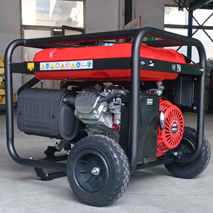 Generador Portátil de Gasolina de 4 Tiempos y 50Hz con Arranque Automático de 10KW/11KW para Uso en Campamentos - Product Image 4