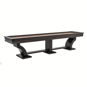 Cheap Price High Quality 9ft 10ft 12ft 14ft Shuffle Board Table with Wood Legs Oak Wood Game Table for Game Room - Product Image 5