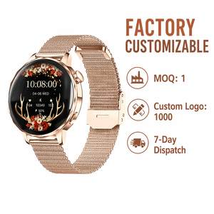 Montre connectée I220 pour femmes 2026, appels Bluetooth, fréquence cardiaque, SpO2, écran tactile HD, montres connectées personnalisées, directement de l'usine, étanche IP65 - Product Image 1