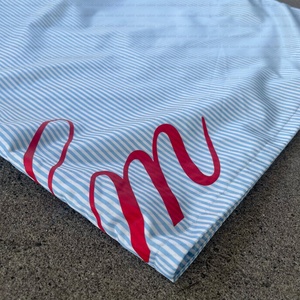 Camisetas de Fabricante de Ropa Urbana de Verano de Manga Corta con Estampado Serigrafiado, Cuello con Cremallera, Rayas, Corte Holgado y Recortado para Hombre - Product Image 4