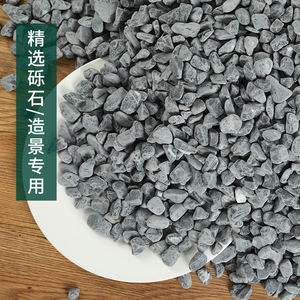 หินภูมิทัศน์สไตล์ญี่ปุ่นสีเทาดำ25.00กก. ของตกแต่งสวนสไตล์สวนอาคารสวนแห้งด้วยหินบด - Product Image 3