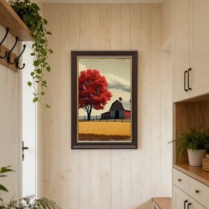 Cadre en bois grainé doré 20x30 avec citation « Dream Big Work Hard » - Product Image 6