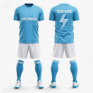 Disponible 2026, Traje de Entrenamiento de Fútbol de Manga Corta de Tailandia, Uniforme Deportivo de Secado Rápido para Verano, para Fanáticos de <span class=keywords><strong>Colombia</strong></span> - Product Image 1