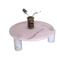 Table basse en pierre naturelle de style nordique Wabi-Sabi moderne, mobilier de maison, style designer, hôtel, maison d'hôtes, salon, naturel