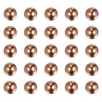 Billes de cuivre pur SDBALLS de précision 99,99 %, billes de cuivre pur 3,05 mm 3,3 mm, fabrication OEM