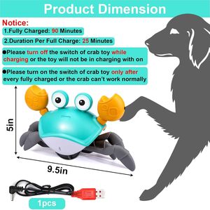 Juguete de Baño para Bebés, Cangrejo de Plástico, de Cuerda, Camina por Tierra y Flota en el Agua, Adorable Juguete de Baño con Forma de Animal - Product Image 5