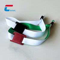 Pulsera NFC de Tela Personalizable en Blanco con Etiqueta NFC de PU Extraíble para Control de Asistencia en Festivales y Gestión de Visitantes