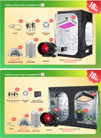 Serre de culture hydroponique d'intérieur économique, grande et durable, pour plantes de jardin, kit complet de culture hydroponique à vendre