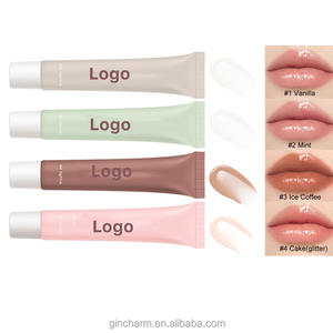 Bálsamo labial líquido vegano sin crueldad de marca privada 2025, brillo labial con <span class=keywords><strong>tinte</strong></span> brillante, ingrediente mineral transparente para maquillaje - Product Image 2
