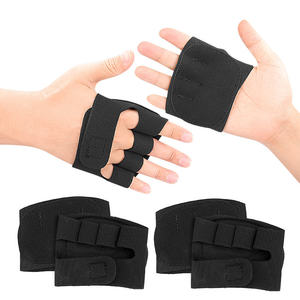 ถุงมือยกน้ำหนักหนังวัวแบบสปอร์ต ป้องกันฝ่ามือและนิ้วสี่นิ้ว สำหรับออกกำลังกายฟิตเนส - Product Image 1