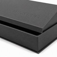 Coffrets cadeaux recyclables avec couvercle magnétique, boîte d'emballage cadeau en carton pliable, logo personnalisé, vente en gros, fournisseur OEM ODM