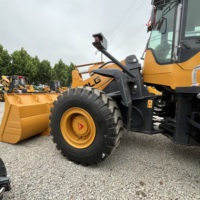 Chargeuse sur pneus SDLG L956L d'occasion, faible nombre d'heures de fonctionnement, moteur puissant pour le chargement de sable et de pierre et les projets de construction en carrière