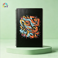 Carnet à spirales personnalisé, ligné, reliure spirale, pour usage scolaire et professionnel, couverture en papier personnalisable, papeterie de bureau pour étudiants
