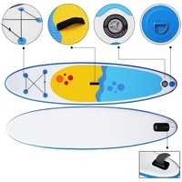 Planche à pagaie gonflable, ISUP ultra-léger avec accessoires de planche à pagaie gonflable