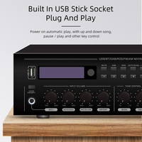 Récepteur audio radiofréquence linéaire multifonction PA7, FM RF Power DAB, amplificateur de puissance numérique professionnel