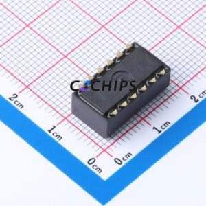 2.54-6P TPCB DIP Switch SMD Switch Piano Key Single Pole Single Throw 6 Gull Wing Type - Product Image 2