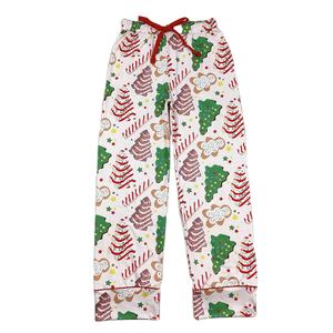 Pantalones <span class=keywords><strong>de</strong></span> Pijama para Mujer Adulta, Estampado <span class=keywords><strong>de</strong></span> Árbol <span class=keywords><strong>de</strong></span> Navidad, Ropa <span class=keywords><strong>de</strong></span> Boutique para Mamá e Hija, Pantalones <span class=keywords><strong>de</strong></span> Salón para Niños - Product Image 1