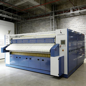 เครื่องรีดผ้าแบบอัตโนมัติเต็มรูปแบบ SERPENTINE FLATWORK IRONER สำหรับโรงงานซักผ้า ลดราคาพิเศษ - Product Image 4