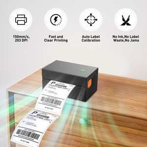 เครื่องพิมพ์ฉลากความร้อนแบบพกพา รุ่น Y428 ความละเอียด 300dpi ชาร์จผ่าน USB ใช้แบตเตอรี่ในตัว ขนาด 118 มม. สำหรับพิมพ์ใบส่งของ - Product Image 4