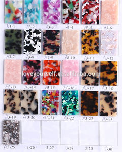 MiDairy acetato acrilico rettangolo forcina per capelli morsetto per donne ragazze CSC0002 - Product Image 3