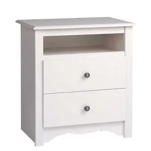 Comodini 소박한 이동식 테이블 나무 nightstand 화이트 캐비닛 서랍 테이블 상자 couri 산업 테마