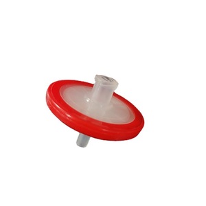 Filtro de Ozono JU Fidget Spinner de Plástico Rojo de 30 mm con Conexión Luerlock para Gases y Líquidos - Product Image 1