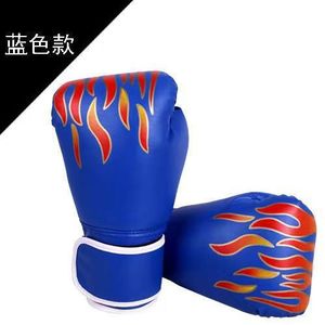 Guantes de Boxeo Quanwang Rojos con Velcro Ajustable en la Muñeca para Entrenamiento de Sanda y Boxeo, Unisex, Adulto e Infantil - Product Image 3