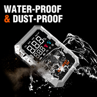 Batterie 12000 mAh, puissance de crête maximale 1200 A, démarrage d'urgence pour véhicules essence 13,0 L et diesel 13,0 L, charge rapide QC 18 W, 10 protections de sécurité