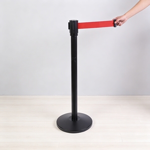 Solución Eficiente para el Control de Multitudes con Poste de Acero Inoxidable de 900 mm y Base Estable de Hierro Rellena de <span class=keywords><strong>Arena</strong></span> - Product Image 1