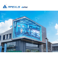 Dış Mekan Tam Renkli 3D P4 P6.67 P8 P10 Piksel Yüksek Parlaklıklı Smd Led Ekran Panelleri Modüler Harici Led Ekran Reklam İçin