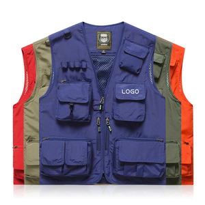 Chaleco de Trabajo Personalizado con Logotipo Bordado, 100% Nailon, de Alta Calidad, Multibolsillos, para Hombre - Product Image 3