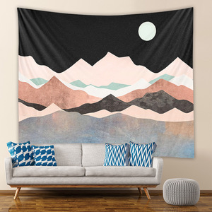 <span class=keywords><strong>Tapiz</strong></span> de montaña, decoración de habitación, tela de <span class=keywords><strong>pared</strong></span>, estilo Ins, Fondo de tela colgante, tela para colgar en la <span class=keywords><strong>pared</strong></span>, <span class=keywords><strong>tapiz</strong></span> bohemio para el hogar - Product Image 3