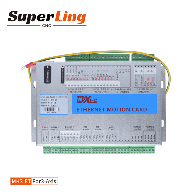 Mach3 3Axis 4 Axis 6 Axis CNC Router Used Ethernet CNC Controller Board MK3-ET MK4-ET MK6-ET
