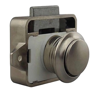 Latch Desk Drawer Lock RV Furniture Handle 2020new Push Button Catch Lock Cupboard <strong>Door</strong> <strong>Knob</strong> Caravan Boat Cabinet Drawer - Product Image 1