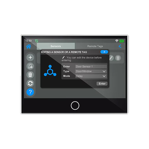 Sistem Alarm maling rumah pintar Tuya kualitas tinggi 7 inci TFT Monitor definisi tinggi jaringan ganda Wi-Fi 4G GSM pintu api - Product Image 5